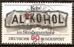 Stamps Germany -  Nada de alcohol en el tráfico por carretera.