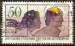 Stamps Germany -  Centenario de la Asociación Cristiana de Jóvenes en Alemania.