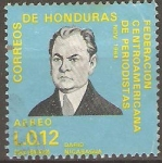 Stamps Honduras -  FEDERACIÒN  CENTROAMERICANA  DE  PERIODISTAS.  RUBEN  DARÌO.