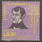 Stamps Honduras -  FEDERACIÒN  CENTROAMERICANA  DE  PERIODISTAS.   JUAN  MORA  FERNÀNDEZ.  