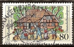 Stamps Germany -  EL Rauhe casa en Hamburgo - fundada en 1833.