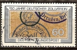 Stamps Germany -  150 Aniv de la Unión Aduanera de Alemania.
