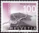 Stamps Switzerland -  SUIZA - Monte San Giorgio