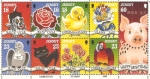 Stamps : Europe : United_Kingdom :  SELLOS  PARA  FELICITACIONES