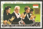 Stamps North Korea -  Festival Internacional del Circo, en Mónaco