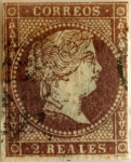 Sellos de Europa - Espa�a -  2 reales 1856