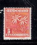 Stamps : Europe : Andorra :  Edelweiss