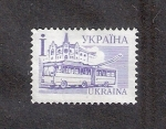 Stamps Ukraine -  Tranvía