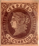 Stamps Europe - Spain -  4 cuartos 1862