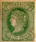 Stamps : Europe : Spain :  12 cuartos