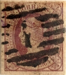 Stamps : Europe : Spain :  19 cuartos1864