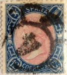 Stamps Europe - Spain -  12 cuartos 1865