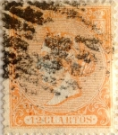 Stamps Spain -  12 cuartos1866