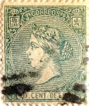 Stamps Spain -  10 centimos 1866