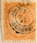 Stamps Spain -  12 cuartos 1867