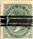 Stamps Spain -  200 milésimos 1868-69