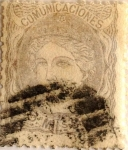 Stamps Spain -  25 milésimas de escudo 1870