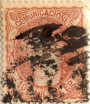 Sellos de Europa - Espa�a -  100 milésimos de escudo 1870