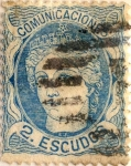 Stamps Spain -  2 escudos 1870