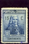 Stamps : Europe : Portugal :  En honor del Marques de Pombal. Marques de Pombal