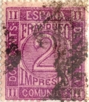 Sellos de Europa - Espa�a -  2 céntimos 1872