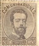 Sellos de Europa - Espaa -  20 céntimos 1872-73