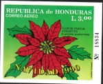 Stamps Honduras -  Navidad 1990
