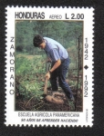 Sellos de America - Honduras -  Escuela Agrícola Panamericana, 50 Años de Aprender Haciendo