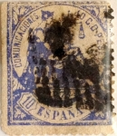 Sellos de Europa - Espa�a -  10 céntimos 1874