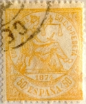 Sellos de Europa - Espa�a -  50 céntimos 1874