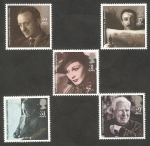 Stamps United Kingdom -  Actores de cine británicos, Serie completa