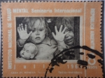 Sellos de America - Argentina -  Instituto Nacional de Salud Mental -Seminario Internacional.