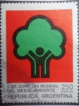 Stamps Argentina -  5 de Junio Día mundial del Medio Ambiente 