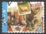 Stamps Belgium -  4079 - Patrimonio de Bélgica, Cuadro de Van Eyck
