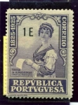 Stamps Portugal -  Centenario del Nacimiento de Camilo Castelo Branco. Teresa de Albuquerque