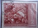 Sellos de America - Argentina -  Exportar es Avanzar