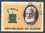 Stamps Guinea -  Centº del invento del teléfono por Graham Bell