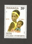 Sellos de Africa - Rwanda -  SOS Hogares infantiles