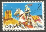 Stamps Spain -  2140 - Uniforme Militar Guardia Vieja de Castilla