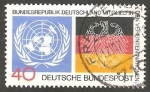 Stamps Germany -  628 - La R.F.A. miembro de Naciones Unidas
