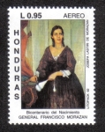 Stamps : America : Honduras :  Bicentenario del Nacimiento GENERAL FRANCISCO MORAZAN
