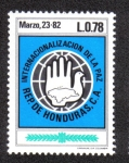 Stamps Honduras -  Internacionalización de La Paz