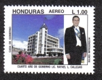 Stamps Honduras -  Cuarto Año de Gobierno Lic. Rafael L.Callejas