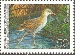Stamps Bosnia Herzegovina -  AVES.  RALLUS  ACUATICUS.