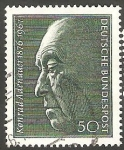 Sellos de Europa - Alemania -  725 - Centº del nacimiento de Konrad Adenauer