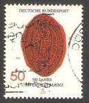 Stamps Germany -  785 - 500 anivº de la Universidad de Mayence