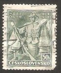 Stamps Czechoslovakia -  339 - 20 anivº de las batallas de legionarios checoslovacos en Francia e Italia