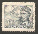 Stamps Czechoslovakia -  20 - Capitan Novak