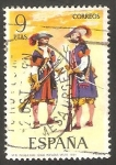 Sellos de Europa - Espaa -   2171 - Uniforme militar Mosqueteros de los Tercios Morados Viejos