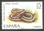 Stamps Spain -  2196 - Víbora de Lataste